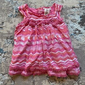 Artisan NY Pink Chevron Tank Top - 5T